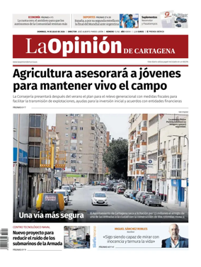 Cover of La Opinion de Murcia (Cartagena)