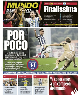 Cover of Mundo Deportivo (Gipuzkoa)