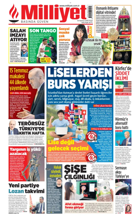 Cover of Milliyet
