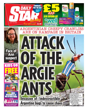 Cover of Daily Star Sunday