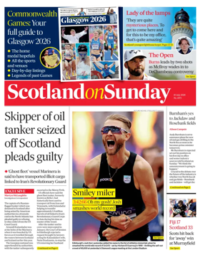 Cover of Scotland on Sunday