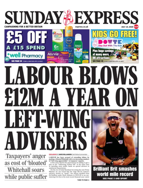 Cover of Sunday Express