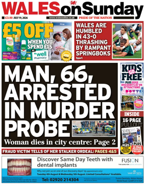 Cover of Wales On Sunday