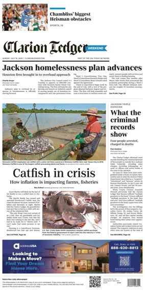 Cover of Clarion Ledger