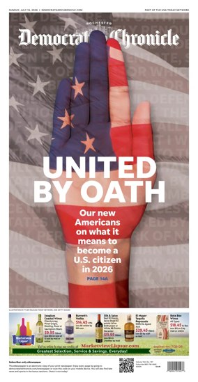 Cover of Democrat and Chronicle