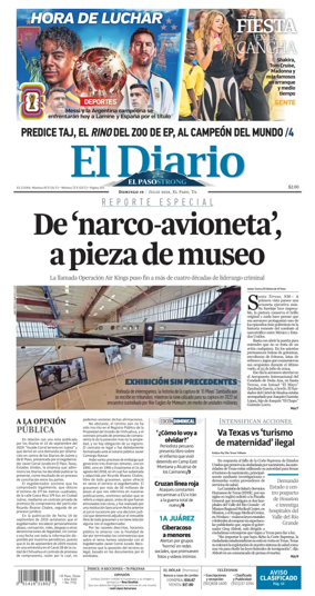 Cover of El Diario de El Paso