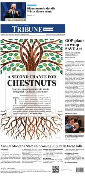Cover of Great Falls Tribune