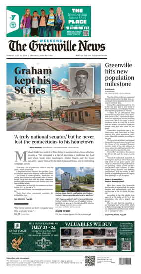 Cover of The Greenville News