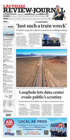 Cover of Las Vegas Review-Journal (Sunday)