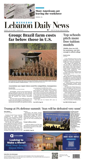 Cover of Lebanon Daily News
