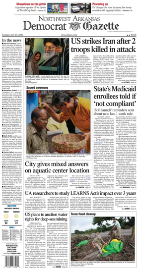 Cover of Northwest Arkansas Democrat-Gazette