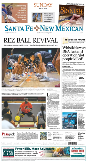 Cover of Santa Fe New Mexican