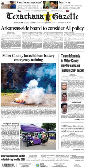 Cover of Texarkana Gazette