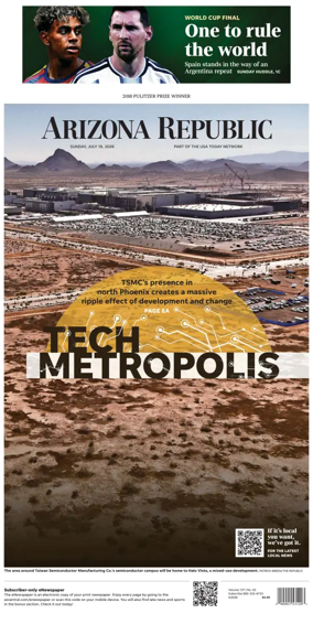 Cover of The Arizona Republic