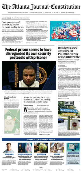 Cover of The Atlanta Journal-Constitution