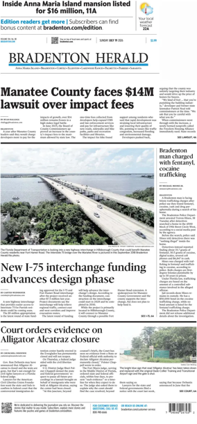 Cover of The Bradenton Herald (Sunday)