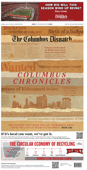Cover of The Columbus Dispatch