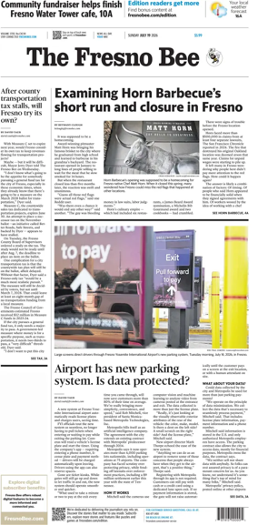 Cover of The Fresno Bee (Sunday)