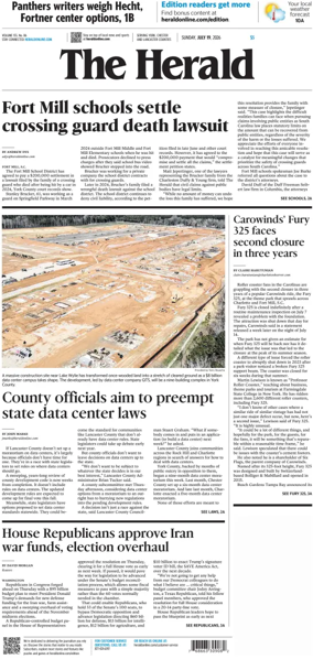 Cover of The Herald (Rock Hill)