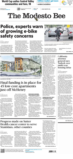 Cover of The Modesto Bee (Sunday)