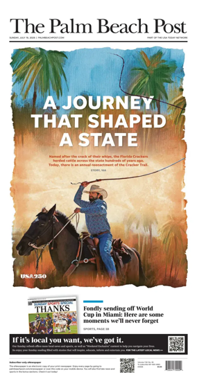 Cover of The Palm Beach Post