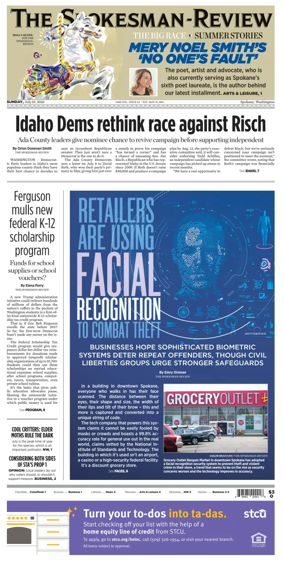 Cover of The Spokesman-Review (Spokane)