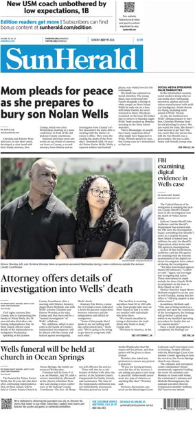 Cover of The Sun Herald (Sunday)