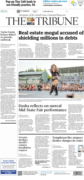 Cover of The Tribune (SLO) (Sunday)