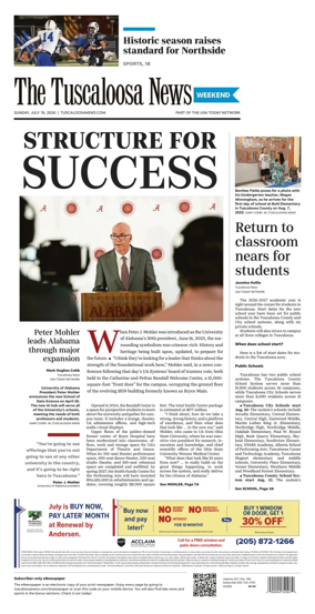 Cover of The Tuscaloosa News
