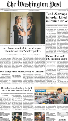 Cover of The Washington Post Sunday