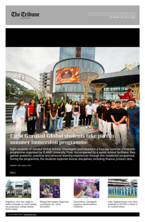 Cover of Tribune India - Compiled Edition