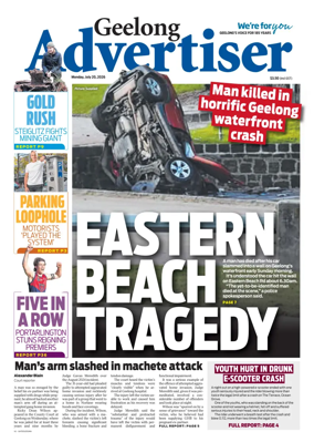 Cover of Geelong Advertiser