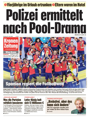 Cover of Kronen Zeitung