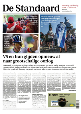 Cover of De Standaard