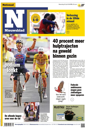 Cover of Het Nieuwsblad