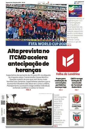 Cover of Folha de Londrina