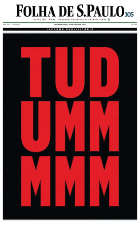 Cover of Folha de S.Paulo