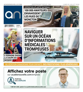 Cover of Acadie Nouvelle