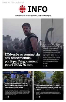 Cover of Radio-Canada Info