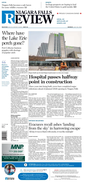 Cover of The Niagara Falls Review