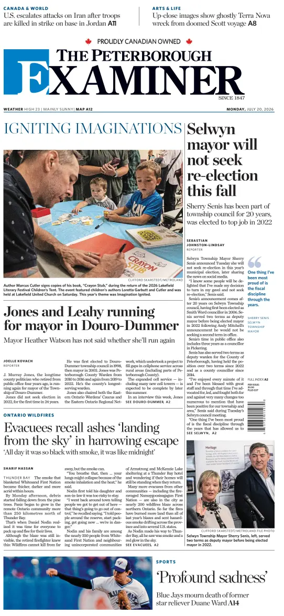Cover of The Peterborough Examiner
