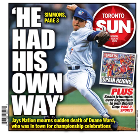 Cover of Toronto Sun