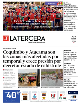 Cover of La Tercera