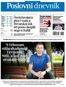 Cover of Poslovni Dnevnik