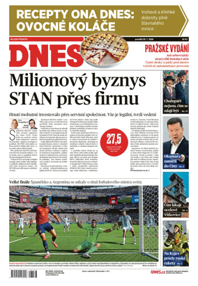 Cover of Dnes Prague Edition