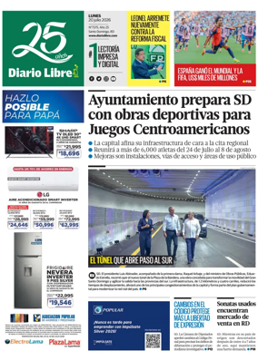 Cover of Diario Libre (Republica Dominicana)