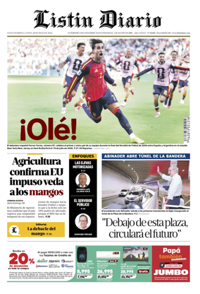 Cover of Listin Diario