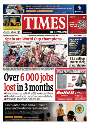 Cover of Times of Eswatini
