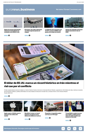 Cover of Euronews Business (Spanish) Compiled Edition