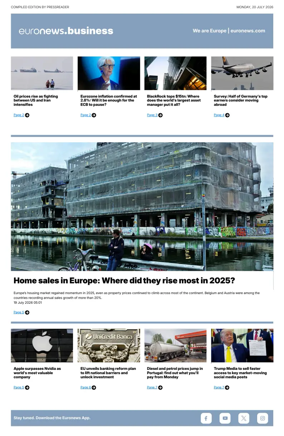 Cover of Euronews Business